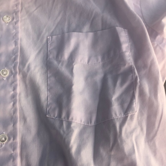 Lord & Taylor Light Pink Short Sleeve Button Down - Picture 3 of 8